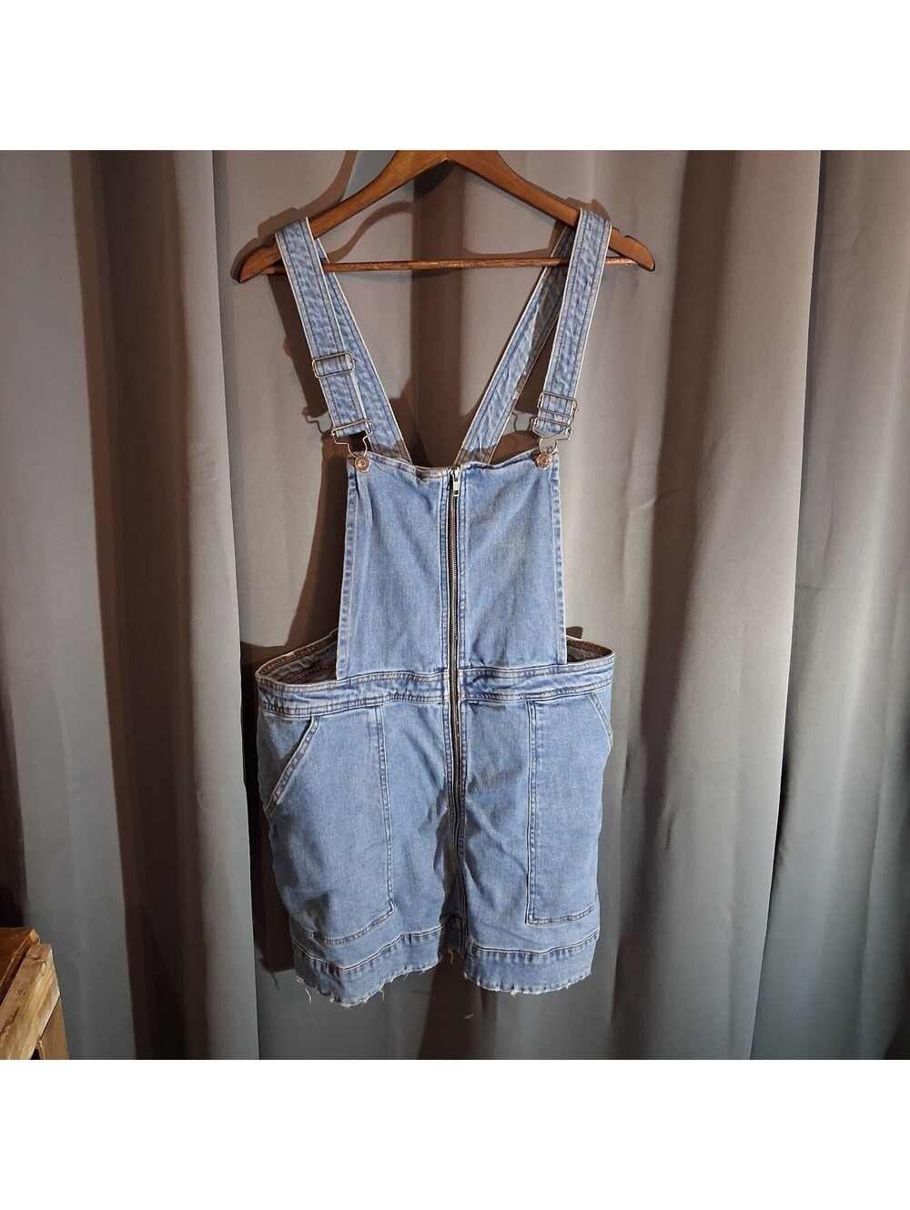 Wild Fable Light Wash Denim Overall Dress XXL